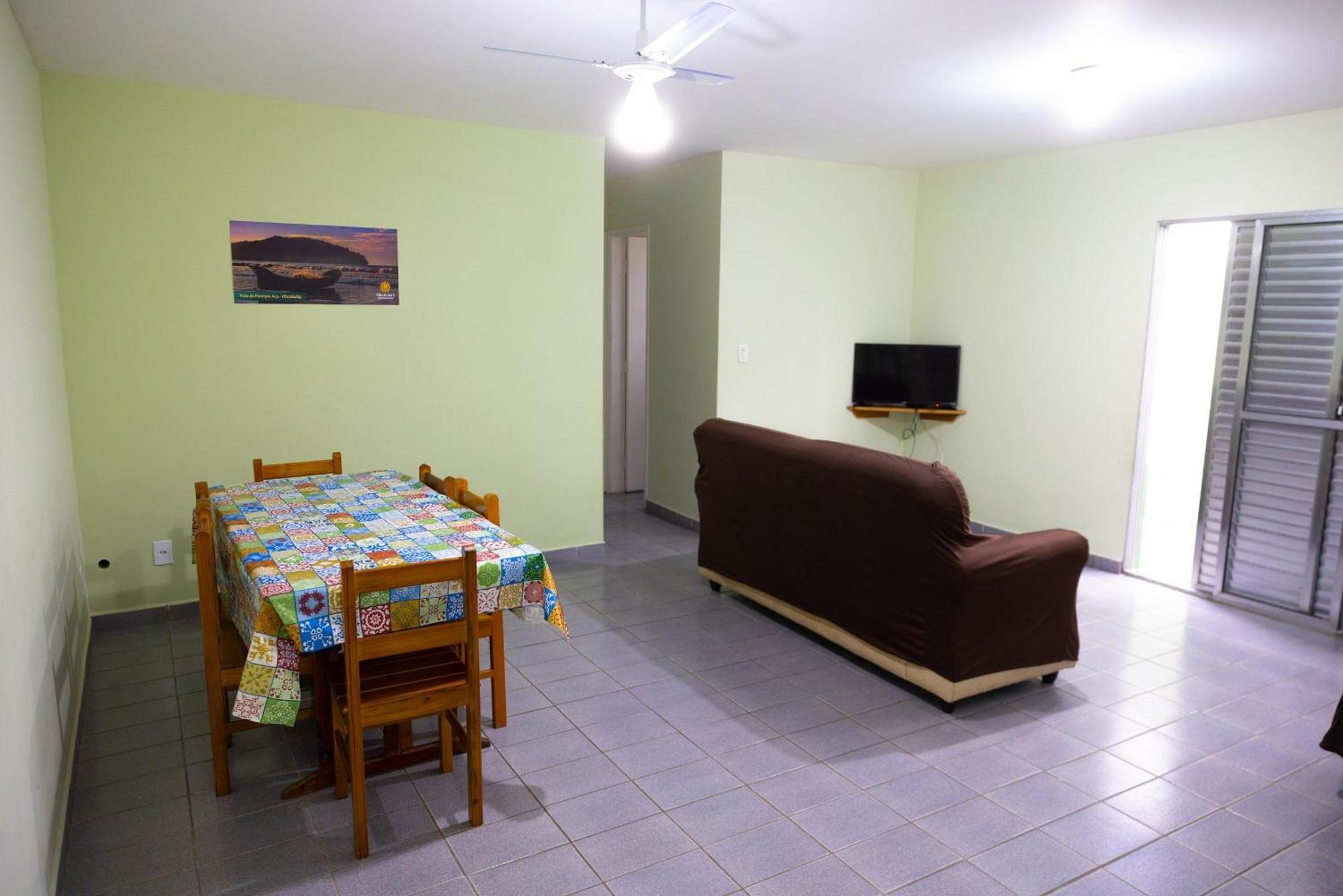 Apartamentos Incriveis Primeira Quadra Mar Wifi 우바투바 외부 사진