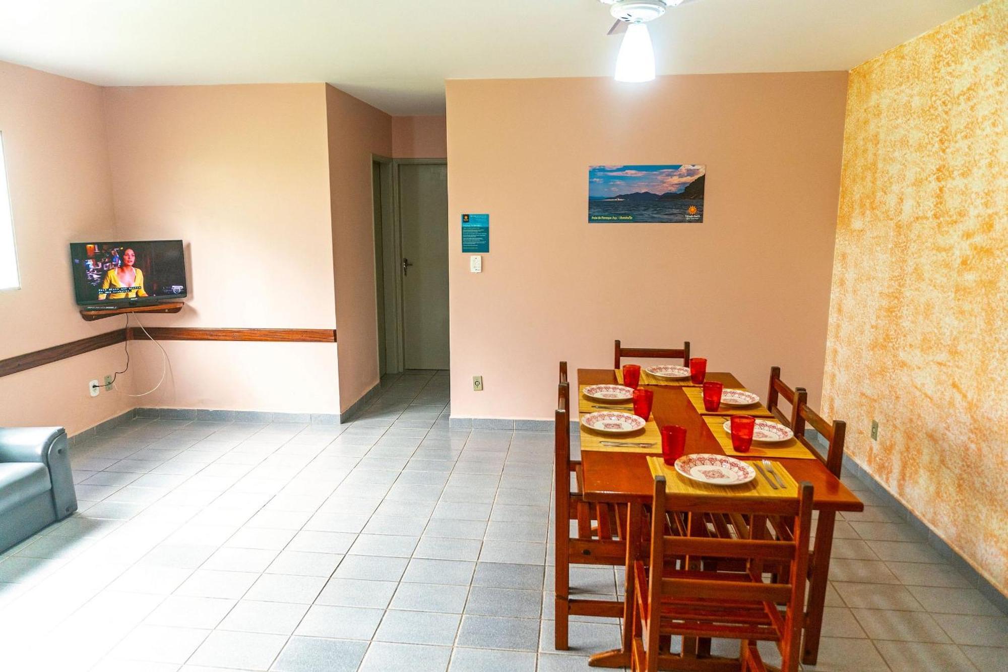 Apartamentos Incriveis Primeira Quadra Mar Wifi 우바투바 외부 사진