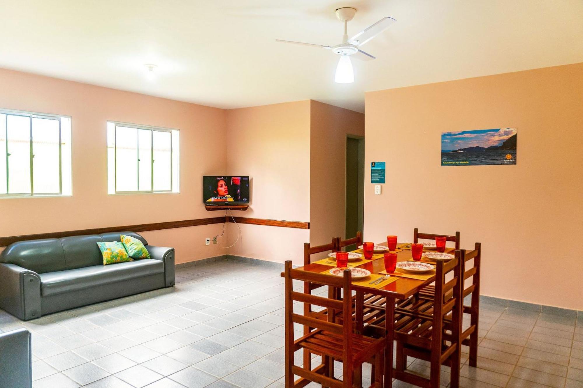 Apartamentos Incriveis Primeira Quadra Mar Wifi 우바투바 외부 사진