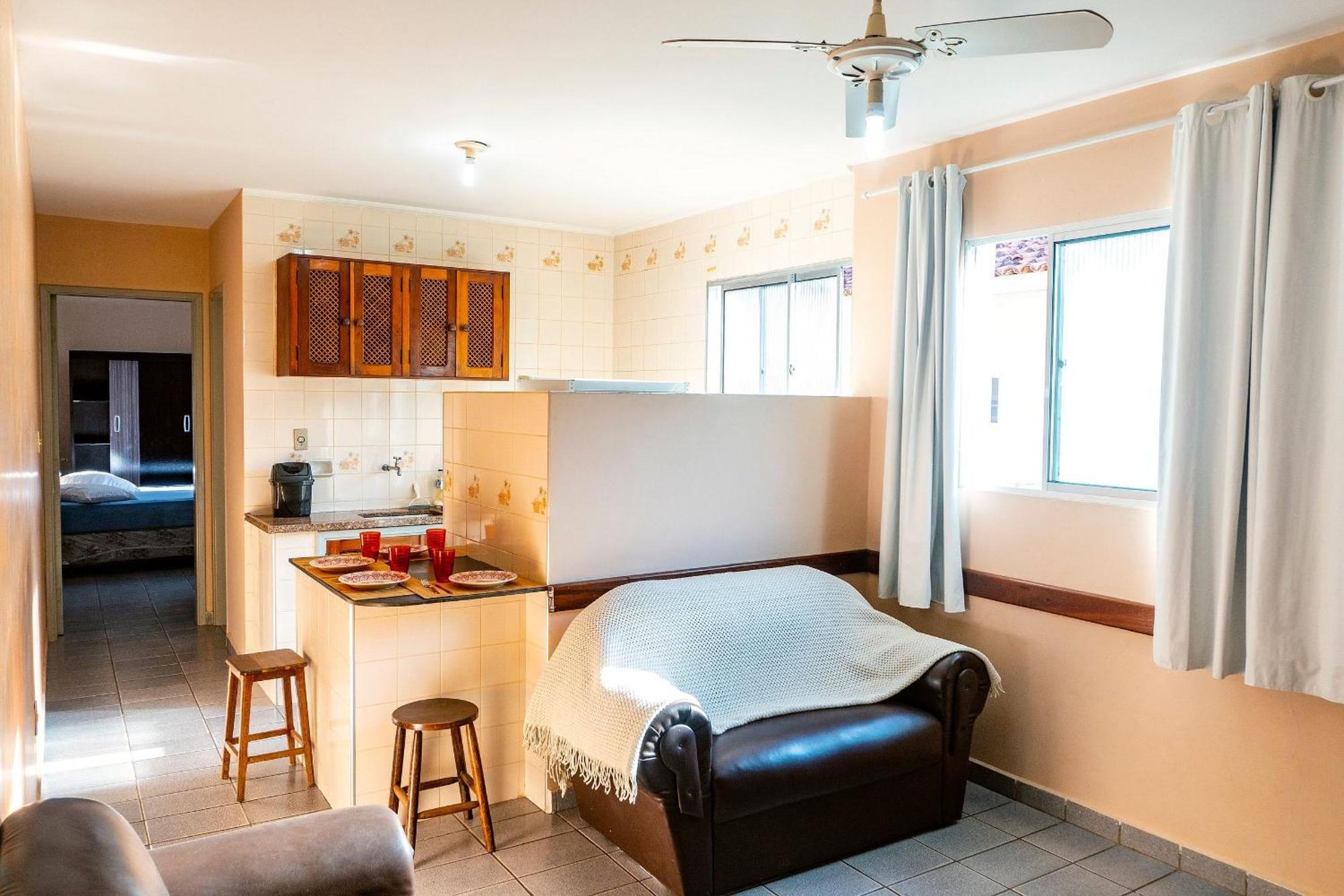 Apartamentos Incriveis Primeira Quadra Mar Wifi 우바투바 외부 사진